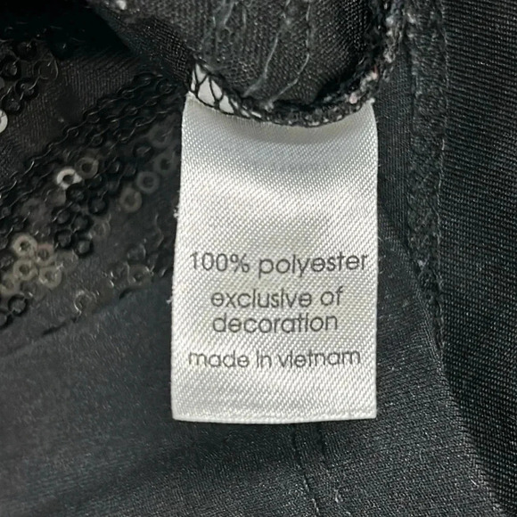 Lane Bryant Sparkle Sequin Tank Top Semi Sheer Womens Size 14/16 - Picture 5 of 7